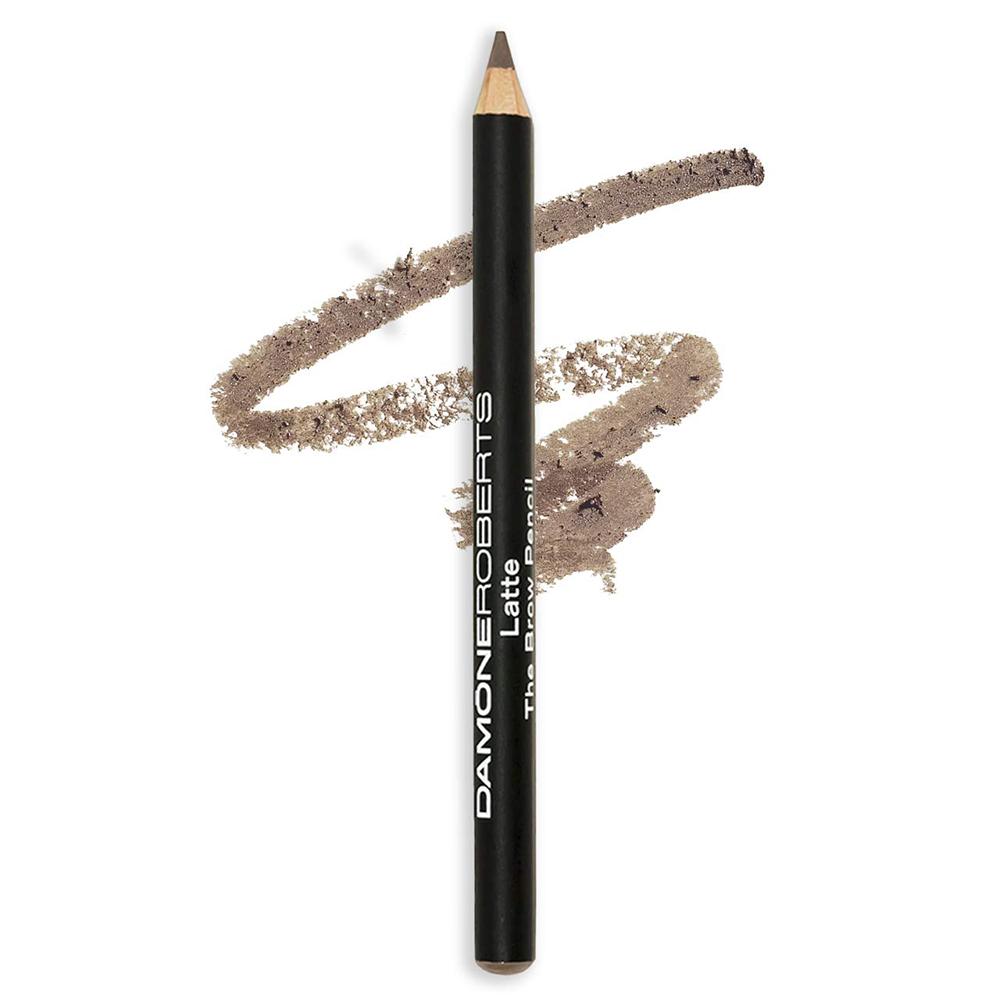 Clear tinted brow gel tube with a tiny brush wand