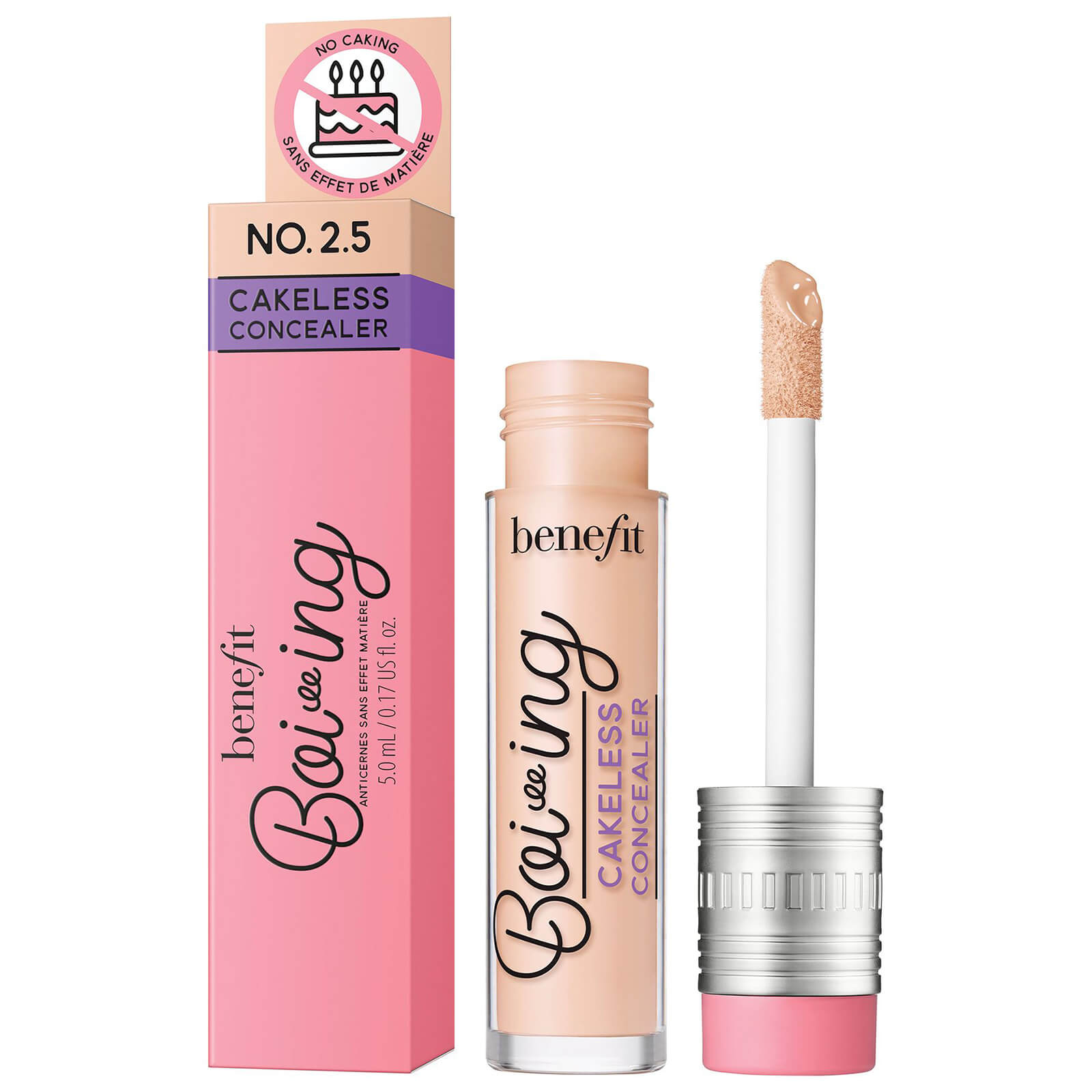 Color correcting concealer tubes in peach, green and yellow