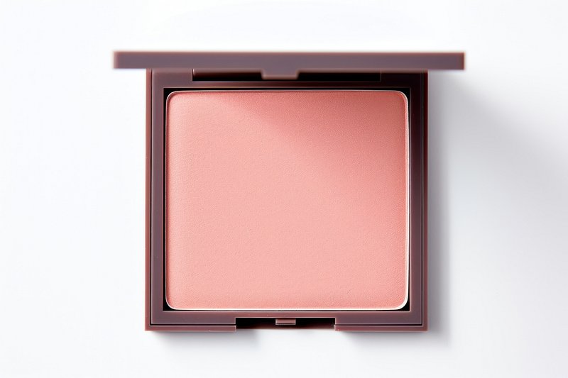 Matte blush compact in a terracotta tone