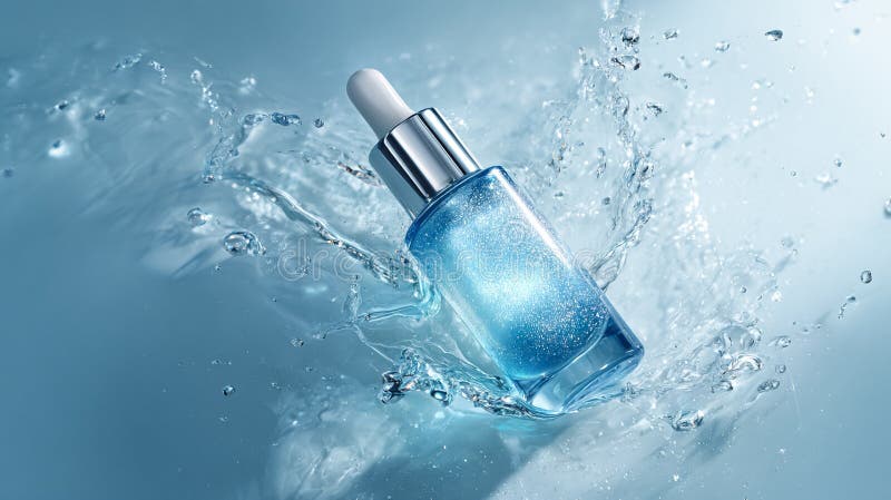 Retinol renewal serum in an amber dropper bottle